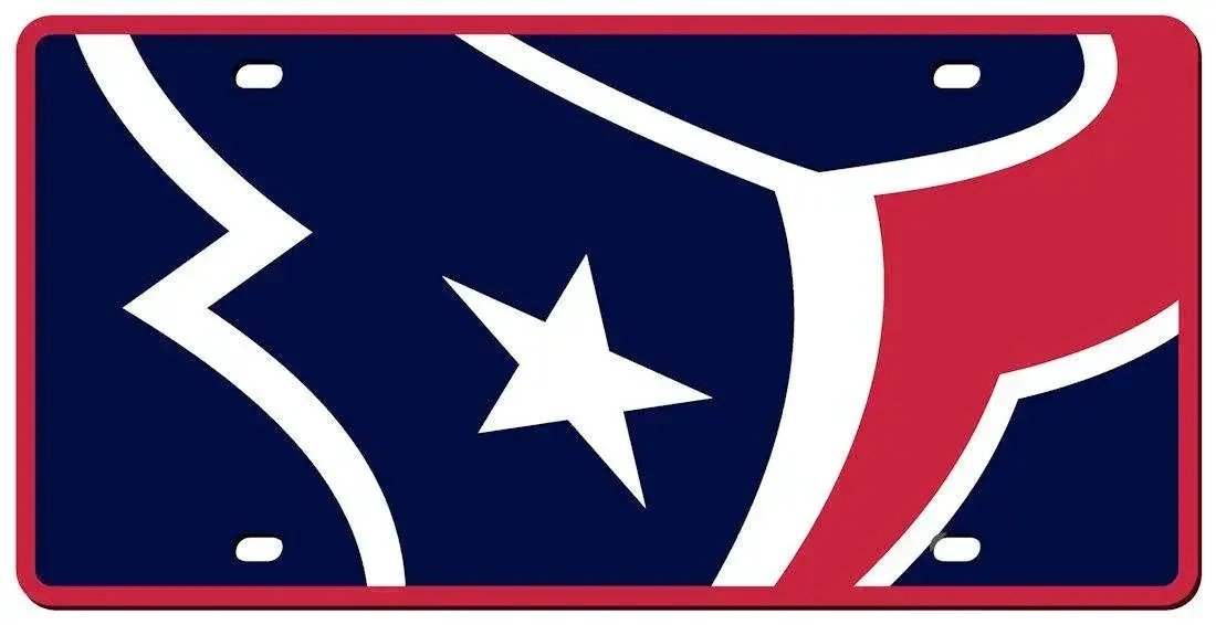 Houston Texans License Plate Acrylic Mega Style - ToylandEU™