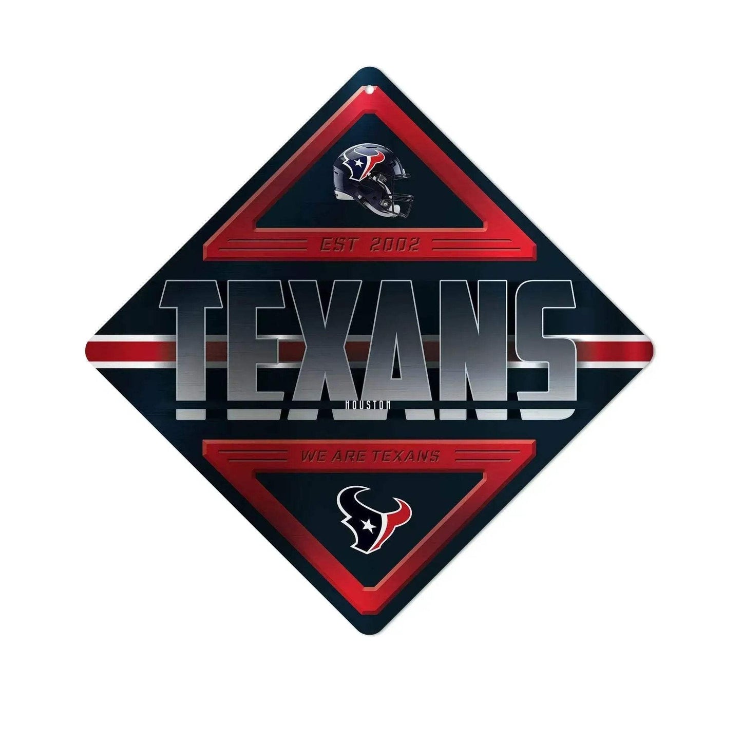 Houston Texans Metal Diamond Shape Sign Rico Industries - ToylandEU™