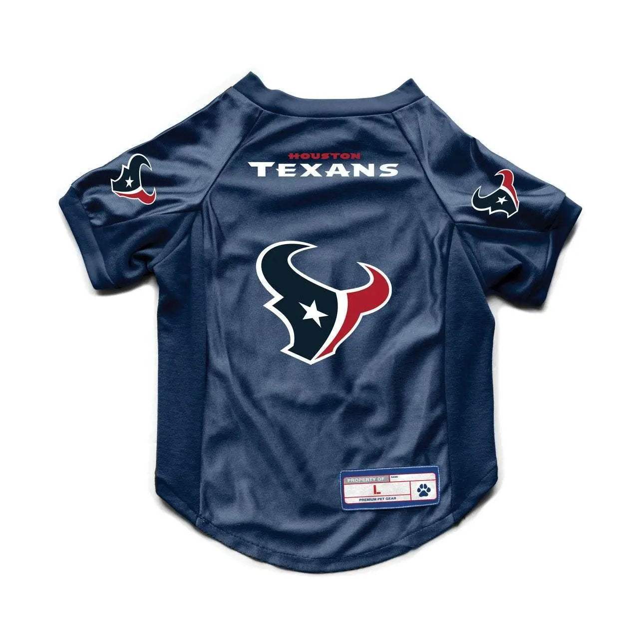 Houston Texans Pet Jersey Dazzle Fabric Stretch Size M - ToylandEU