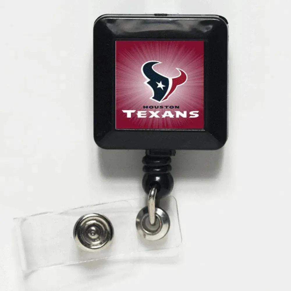 Houston Texans Retractable Badge Holder Square Nylon Cord - ToylandEU™
