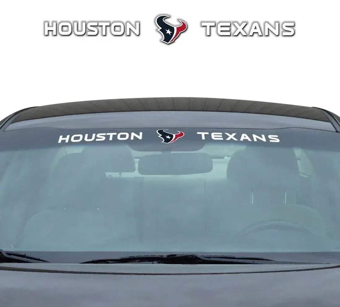 Houston Texans Windshield Decal 35x4 Vinyl Team Pride - ToylandEU™