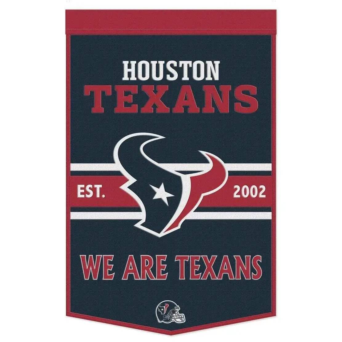Houston Texans Wool Banner 24 By 38 Inches Dynasty Slogan - ToylandEU™