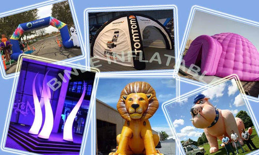 Huge Ground Decor Inflatable Golf Ball With Branding Name - ToylandEU