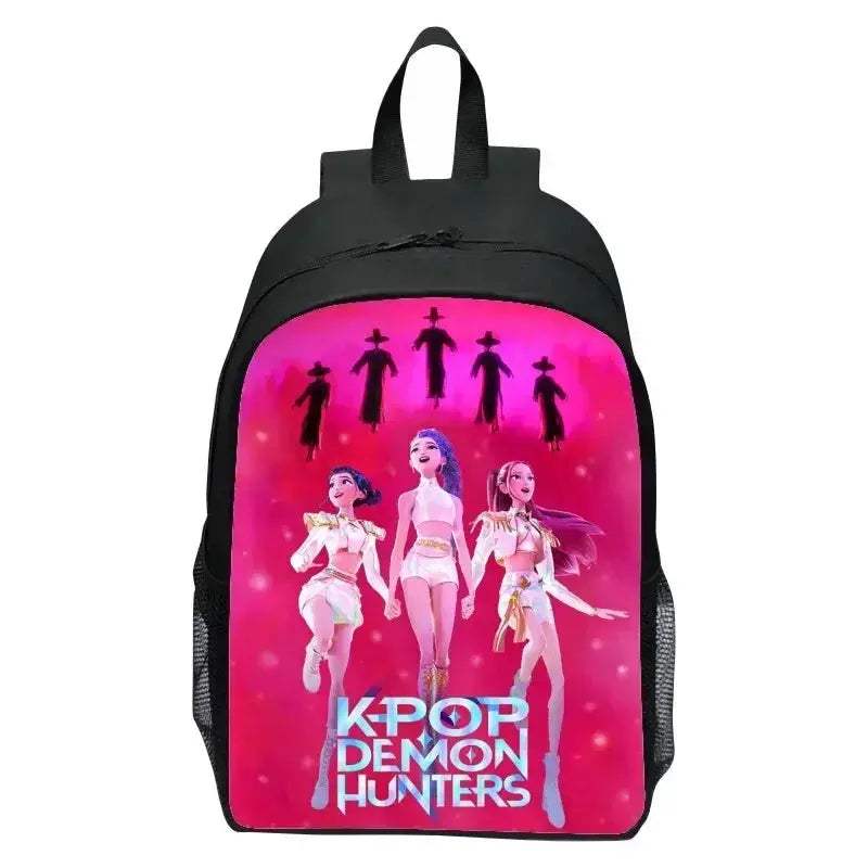 Huntrix Kpop Demon Hunters Backpack With Laptop Compartment For Students - ToylandEU