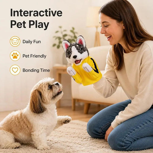 Husky Hand Puppet | Boxing Action | Toylandeu™