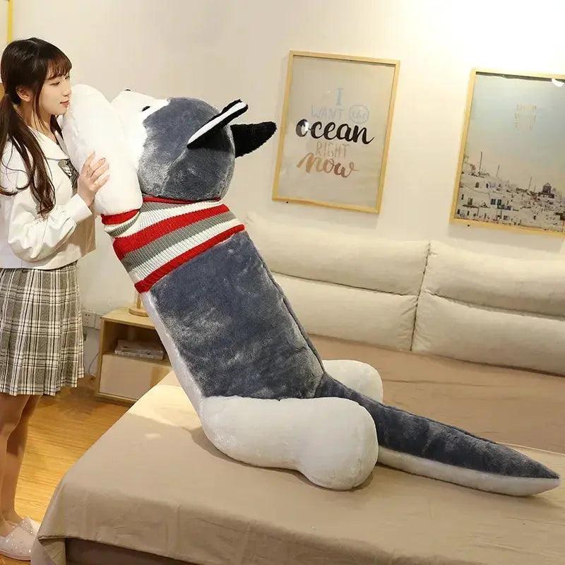 Husky Plush Toy Ultra Soft Pillow For Kids Dorm Decor - ToylandEU™