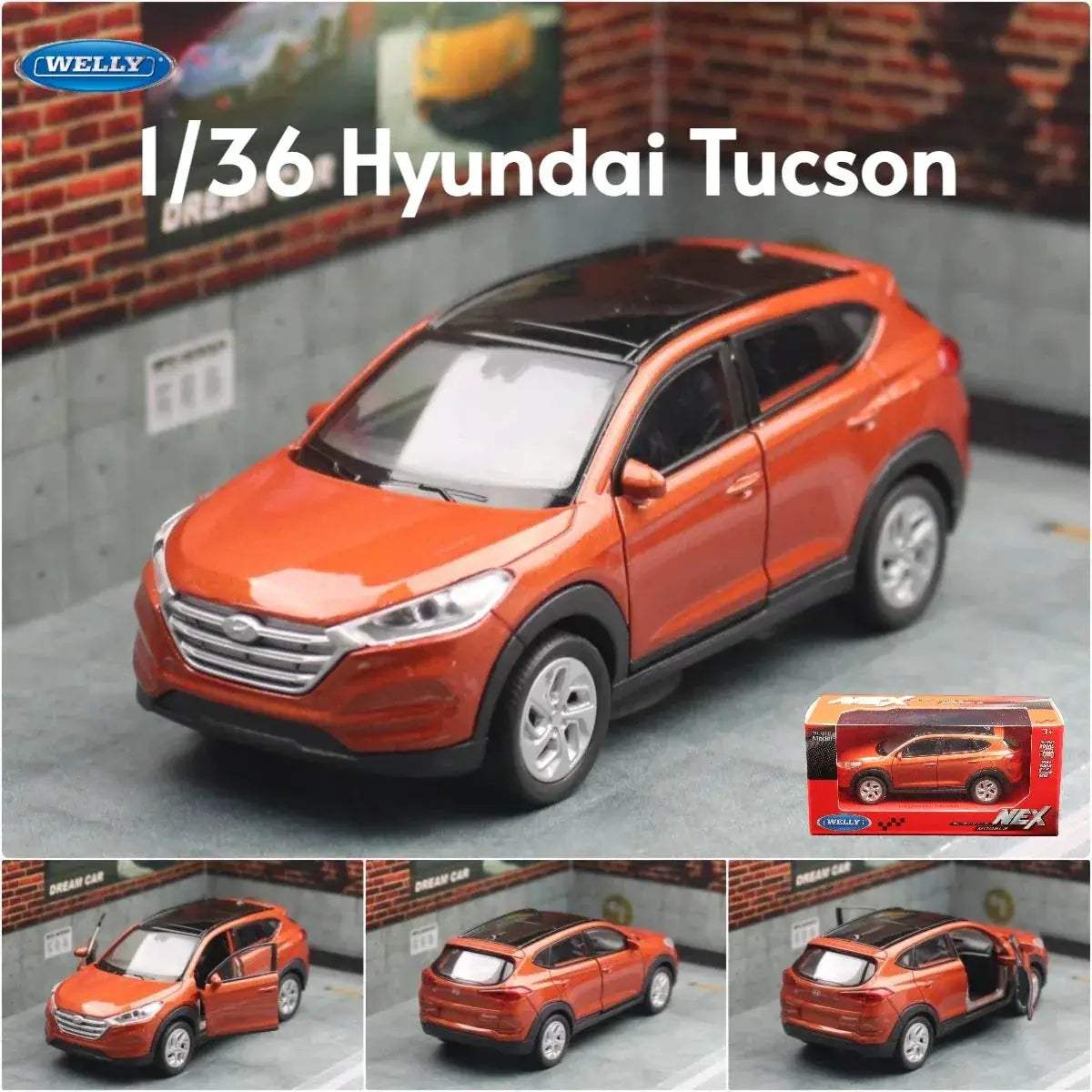 Hyundai Tucson Diecast Car Toy Model Ideal Gift For Kids - ToylandEU