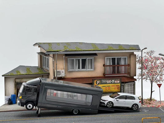 Diecast Hino 500 Diecast Truck With Outriggers And Fully Functional Bed