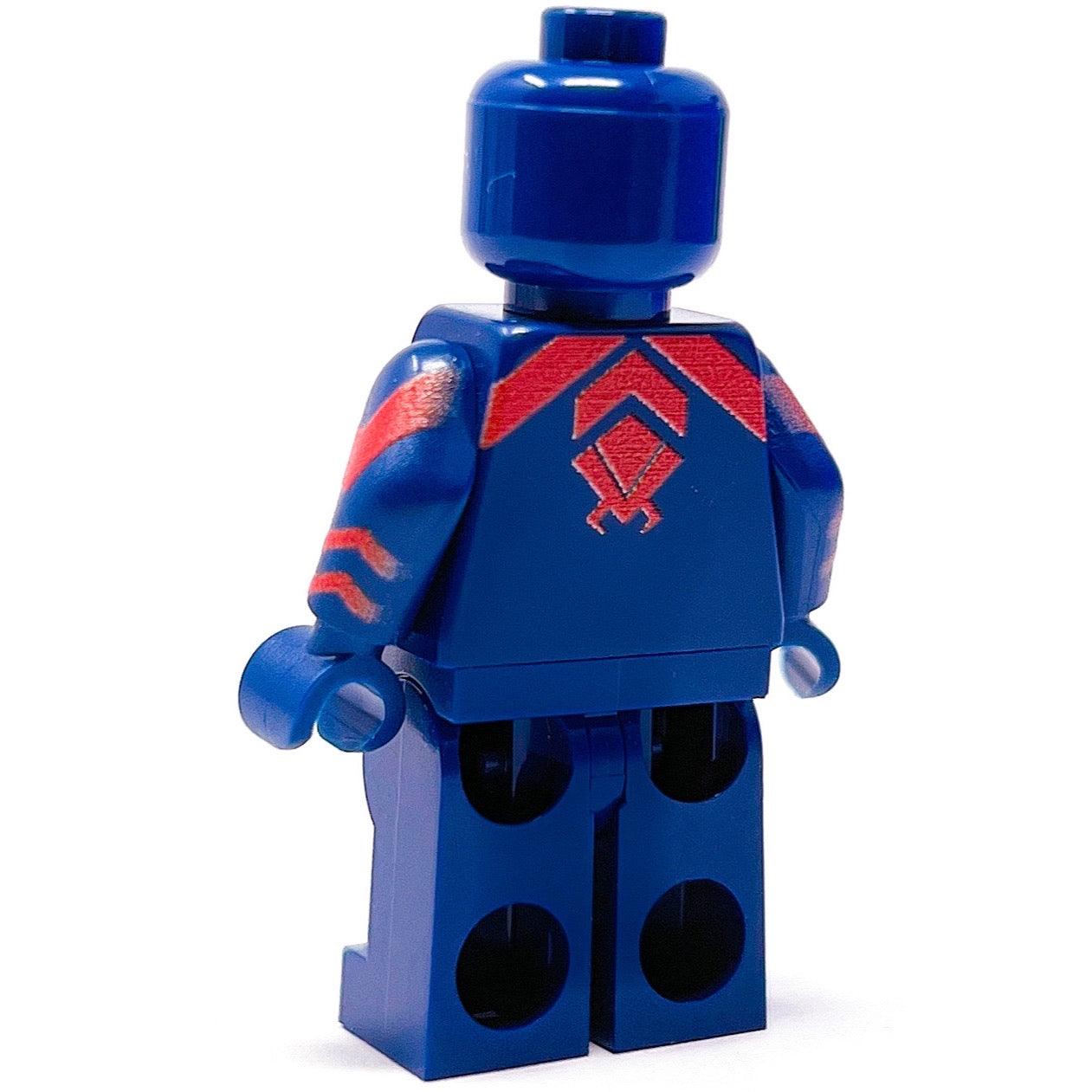 Custom Minifig Spidey 2099 Front Back Sides Toylandeu