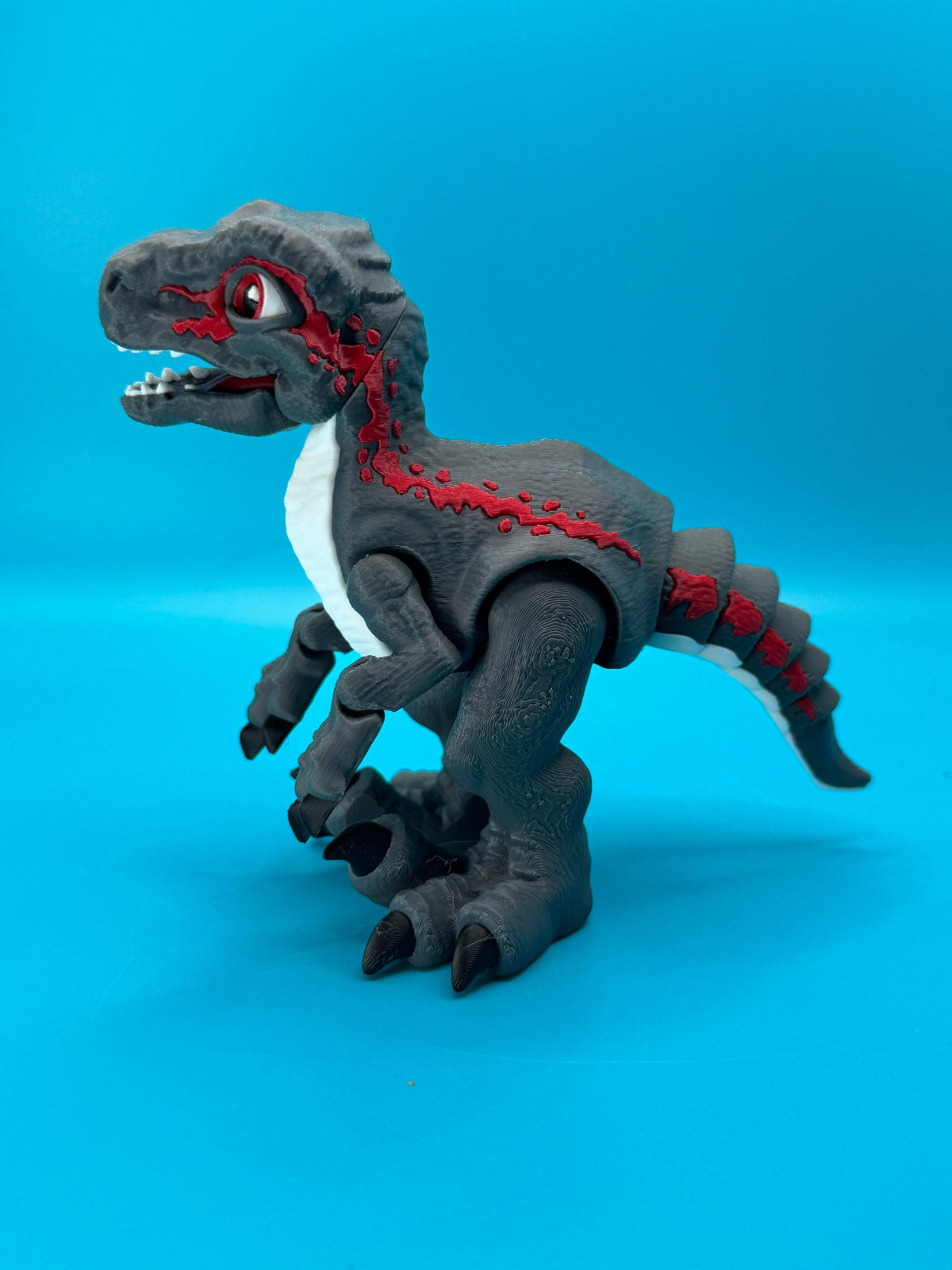 Articulated Velociraptor Dinosaur Fidget | 3D Printed Design | Moving Joints