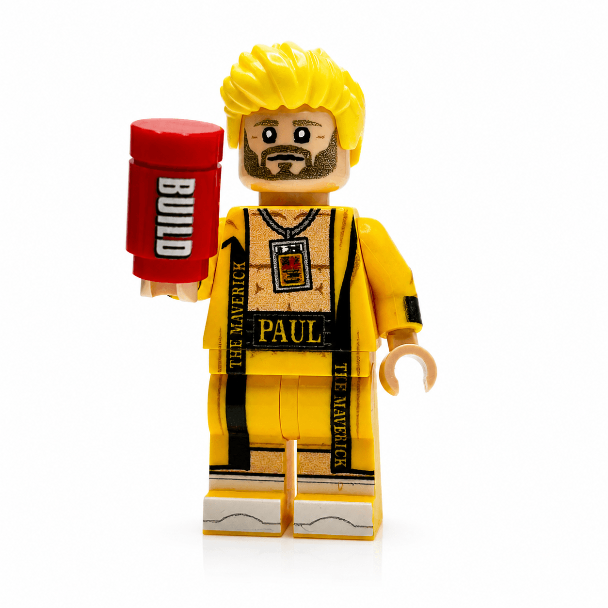 Minifigure Boxing Outfit BUILD Energy Drink Toylandeu™
