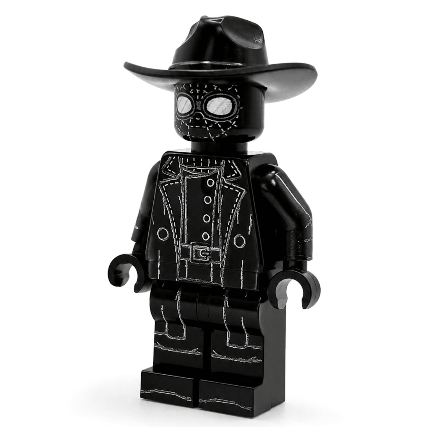 Spider Man Noir Minifigure | Detective | Toylandeu™