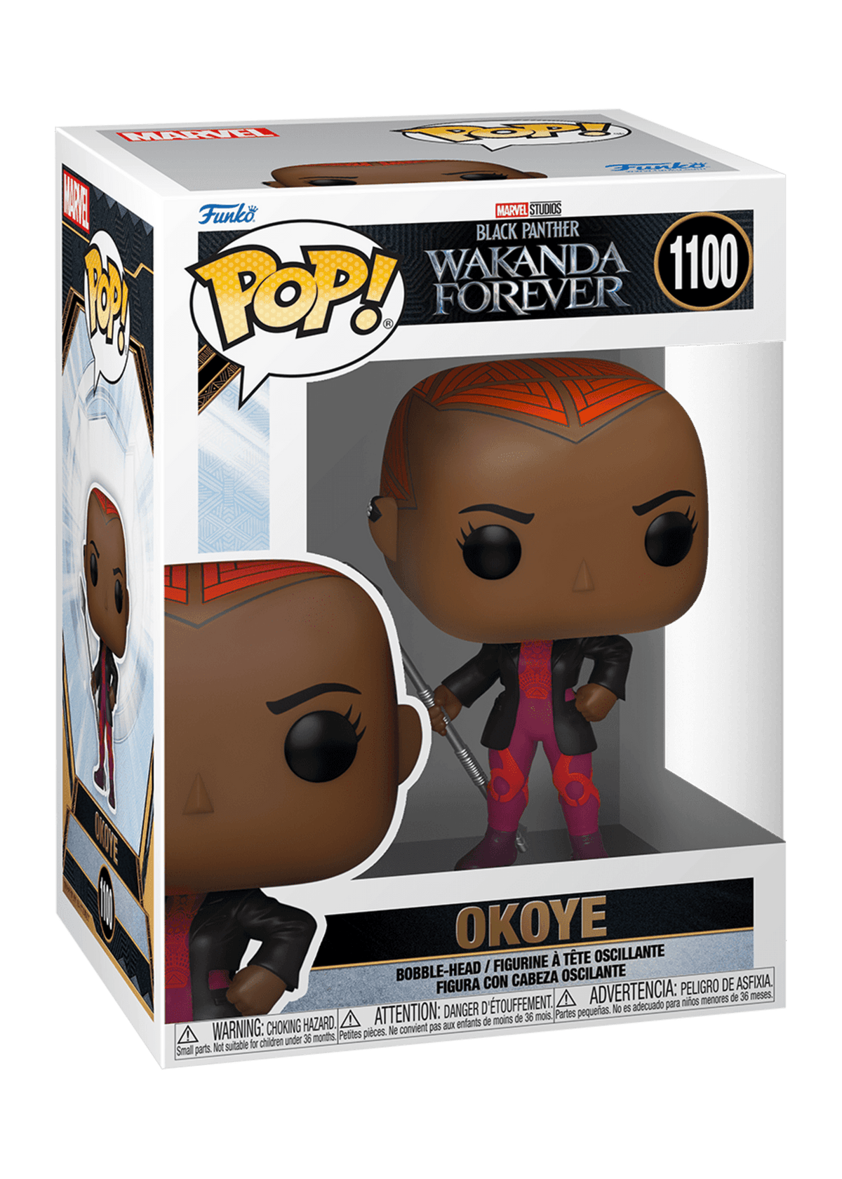 Funko Pop! Marvel Black Panther Wakanda Forever Okoye | Vinyl Figure | Black Panther: Wakanda Forever Fans