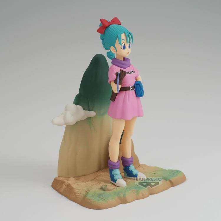Dragon Ball History Box Bulma Figure | Plastic | About 7.5 Inches Tall | Dragon Ball Collectors