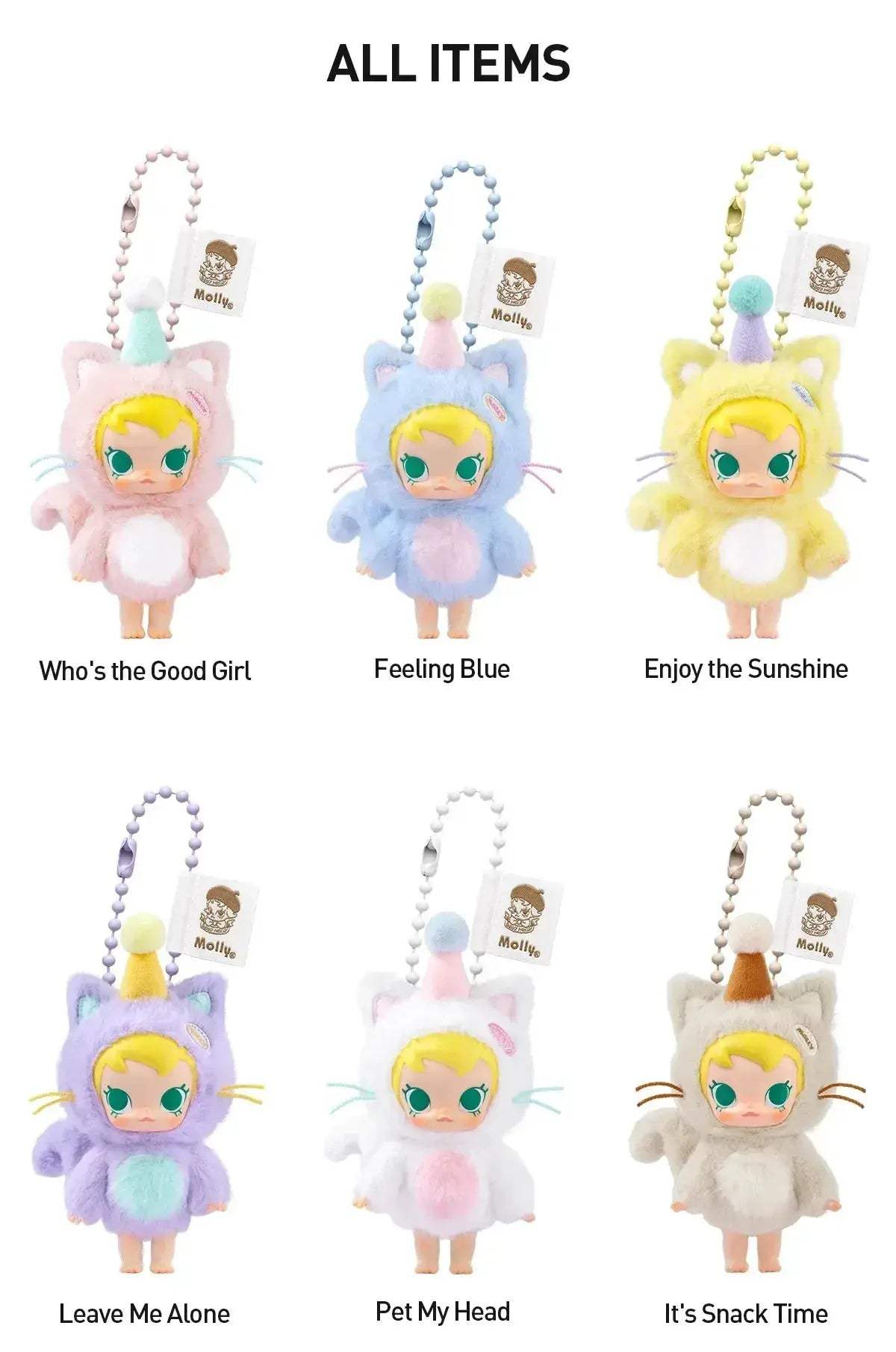 Exclusive Popmart Baby Molly Pocket Friends Vinyl Plush Pendant - ToylandEU
