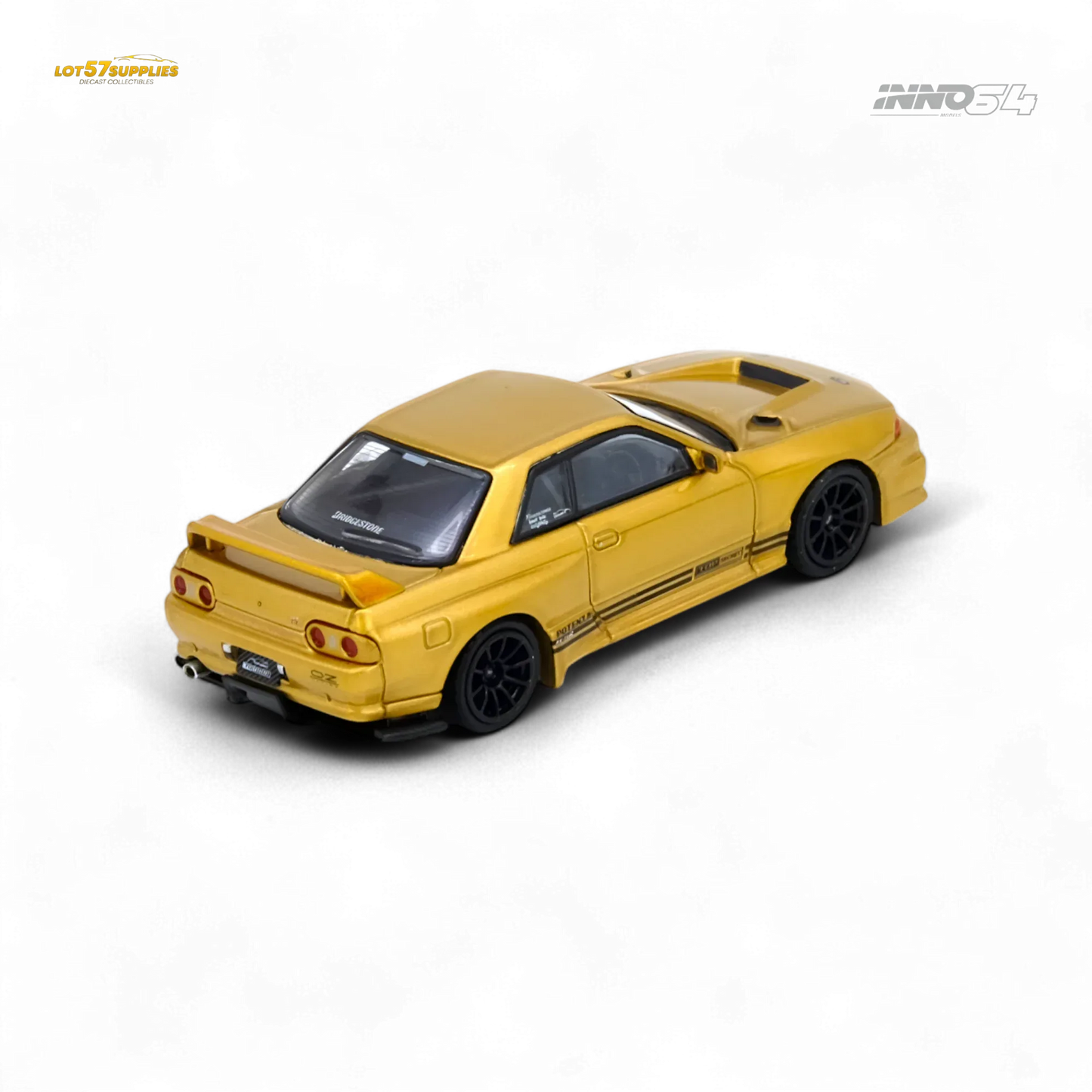 INNO64 Top Secret BNR32 GT-R 650R Gold 1:64 - ToylandEU