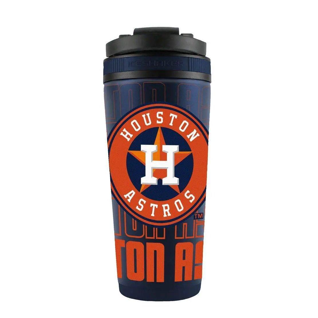 Houston Astros Ice Shaker 26oz Stainless Steel Bottle - ToylandEU™