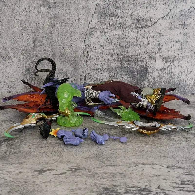 Illidan Stormrage Light Up Figure 25cm Demon Hunter PVC - ToylandEU