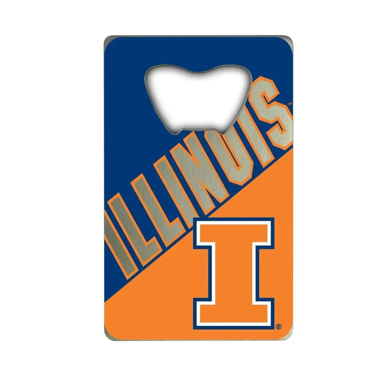 Illinois Fighting Illini Bottle Opener Credit Card Style - ToylandEU™