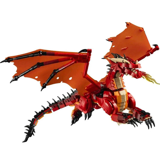 In Stock 2025 New Ideas 21348 Dungeonsed Red Dragon Toys - ToylandEU