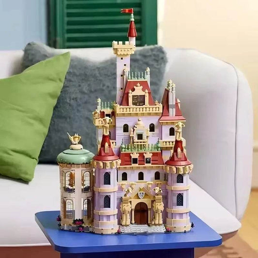 In Stock 2025 New Moc 43263 Modular Beauty and the Beast Castle Street View Model Desktop Decoration Diy Assembly Bricks Gift - ToylandEU