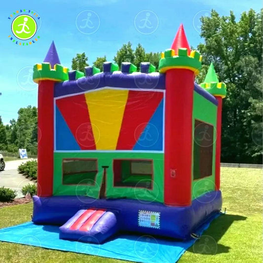 In Stock Inflatable Castle Commercial Grade Bounce House - ToylandEU