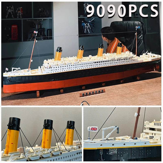 In Stock Titanic Model 10294 Large Cruise Liner Steamship Technic Building Blocks Childrens Toy Christmas Birthday Party Gift - ToylandEU
