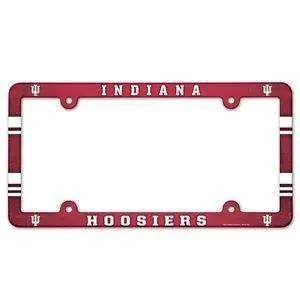 Indiana Hoosiers License Plate Frame Plastic Full Color - ToylandEU™