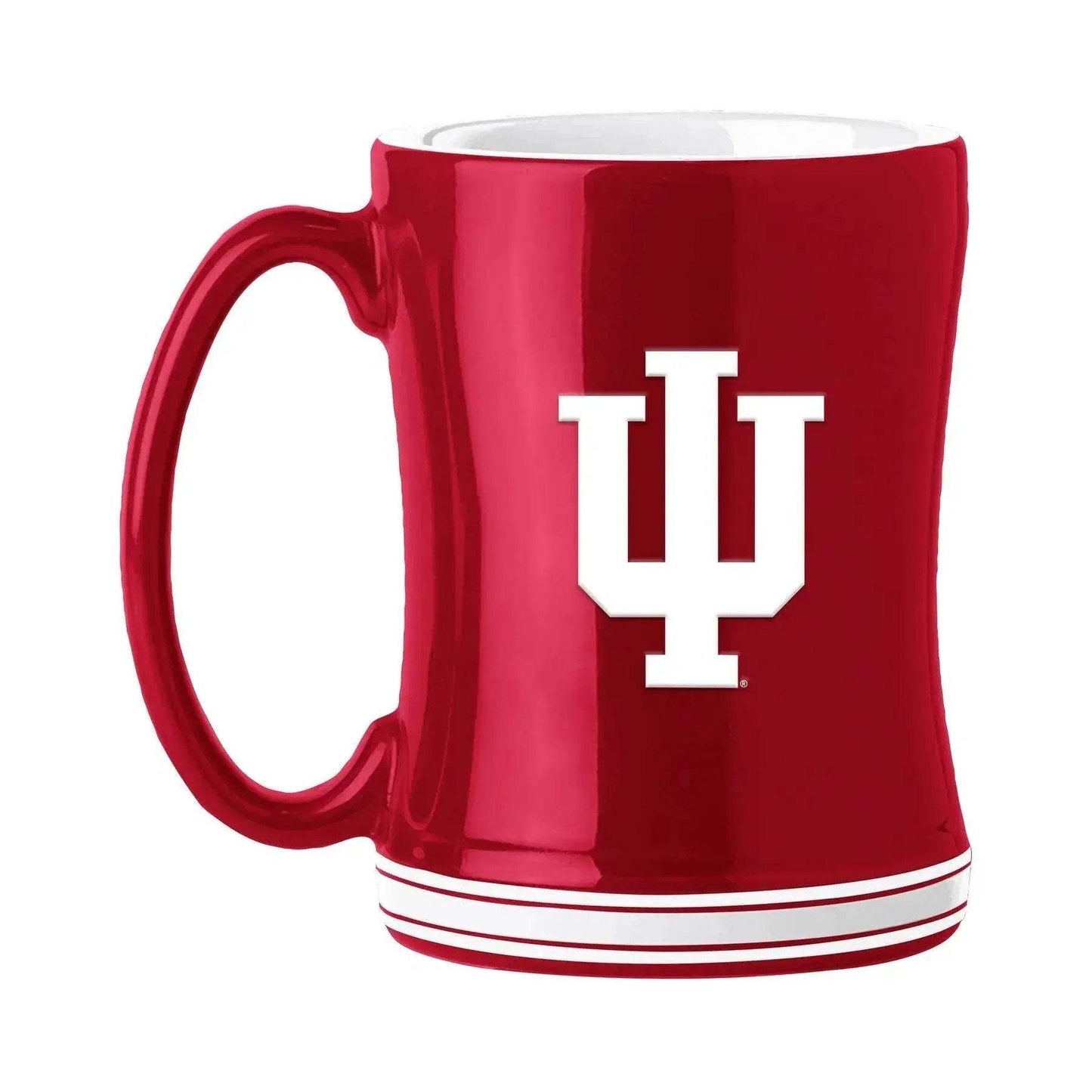 Indiana Hoosiers Sculpted Relief Coffee Mug 14oz Team Color - ToylandEU™