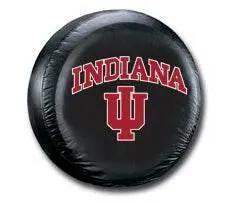 Indiana Hoosiers Tire Cover Black Standard Size Durable - ToylandEU™