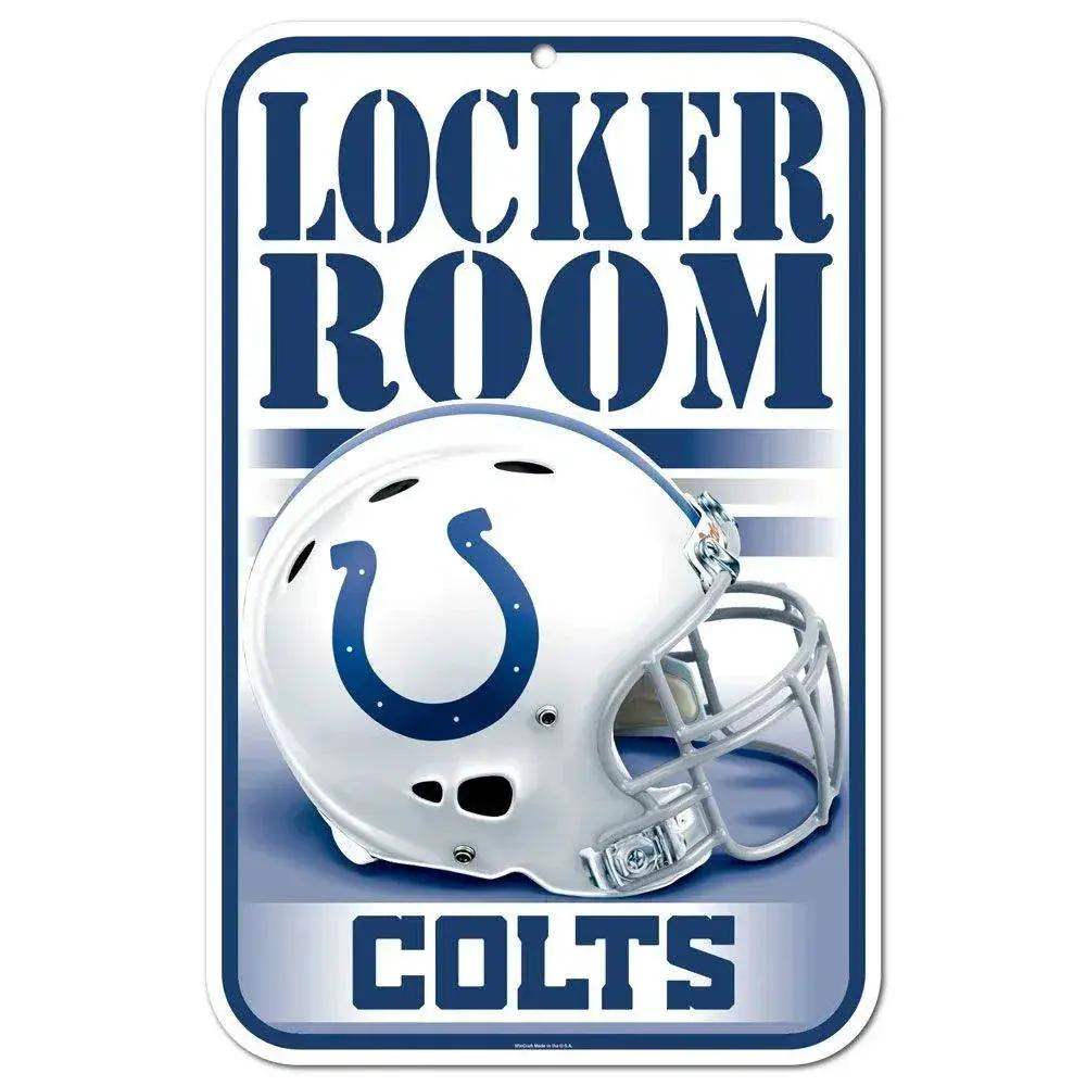 Indianapolis Colts 11x17 Plastic Locker Room Sign Modern - ToylandEU™
