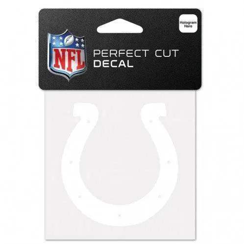 Indianapolis Colts 4x4 Decal Perfect Cut White Vinyl - ToylandEU™