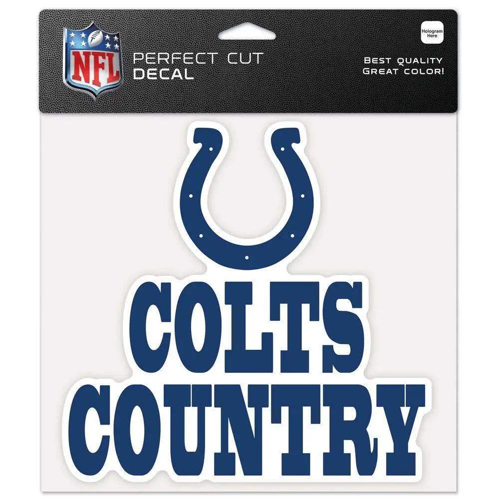 Indianapolis Colts 8x8 Decal Perfect Cut Color Slogan - ToylandEU™