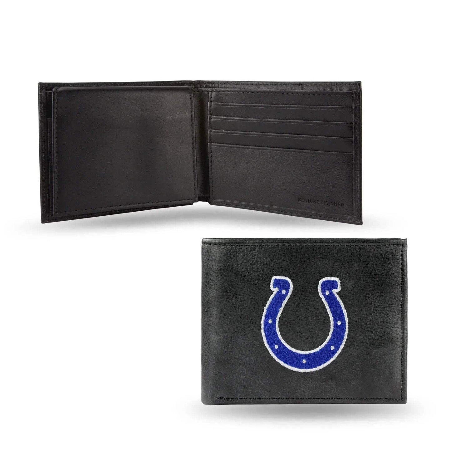 Indianapolis Colts Embroidered Leather Billfold Wallet - ToylandEU™