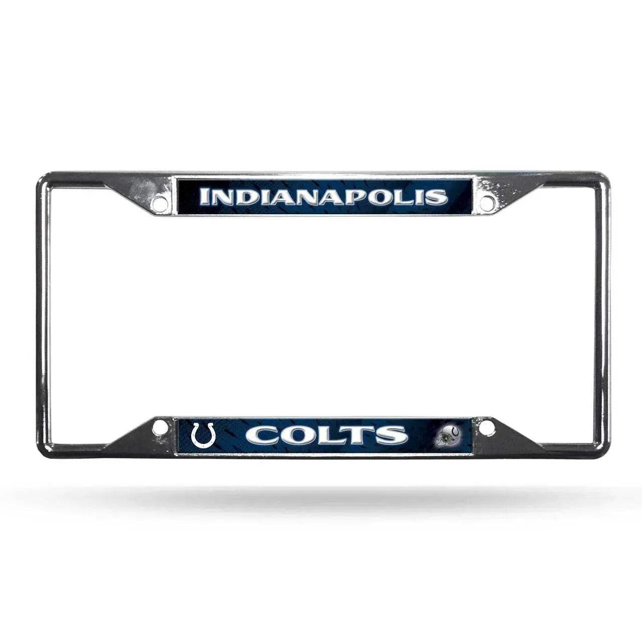 Indianapolis Colts License Plate Frame Chrome EZ View - ToylandEU™