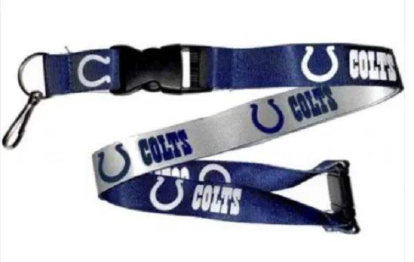 Indianapolis Colts Reversible Lanyard Blue and White - ToylandEU