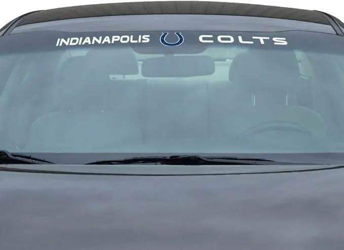 Indianapolis Colts Windshield Decal 35x4 Universal Fit - ToylandEU™