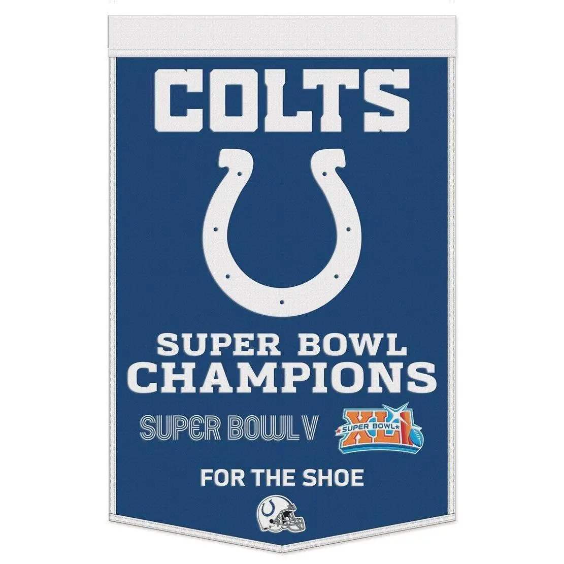 Indianapolis Colts Wool Banner 24x38 Dynasty Champ Design - ToylandEU™