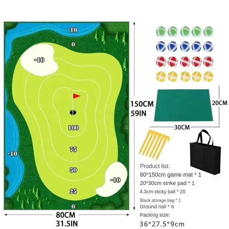 Indoor Outdoor Golf Practice Mat for Family Fun - ToylandEU™