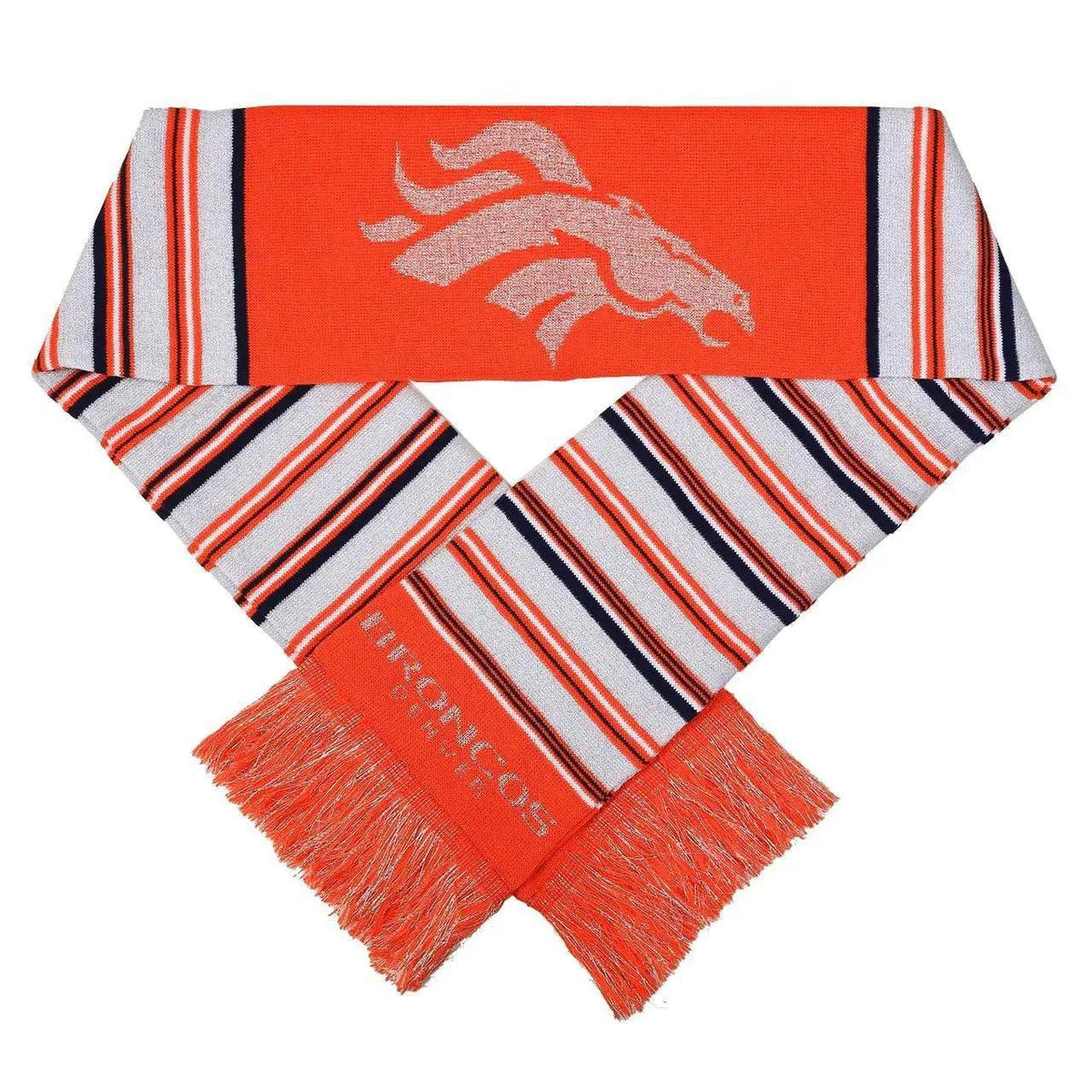Denver Broncos Glitter Stripe Scarf Officially Licensed NFL - ToylandEU™
