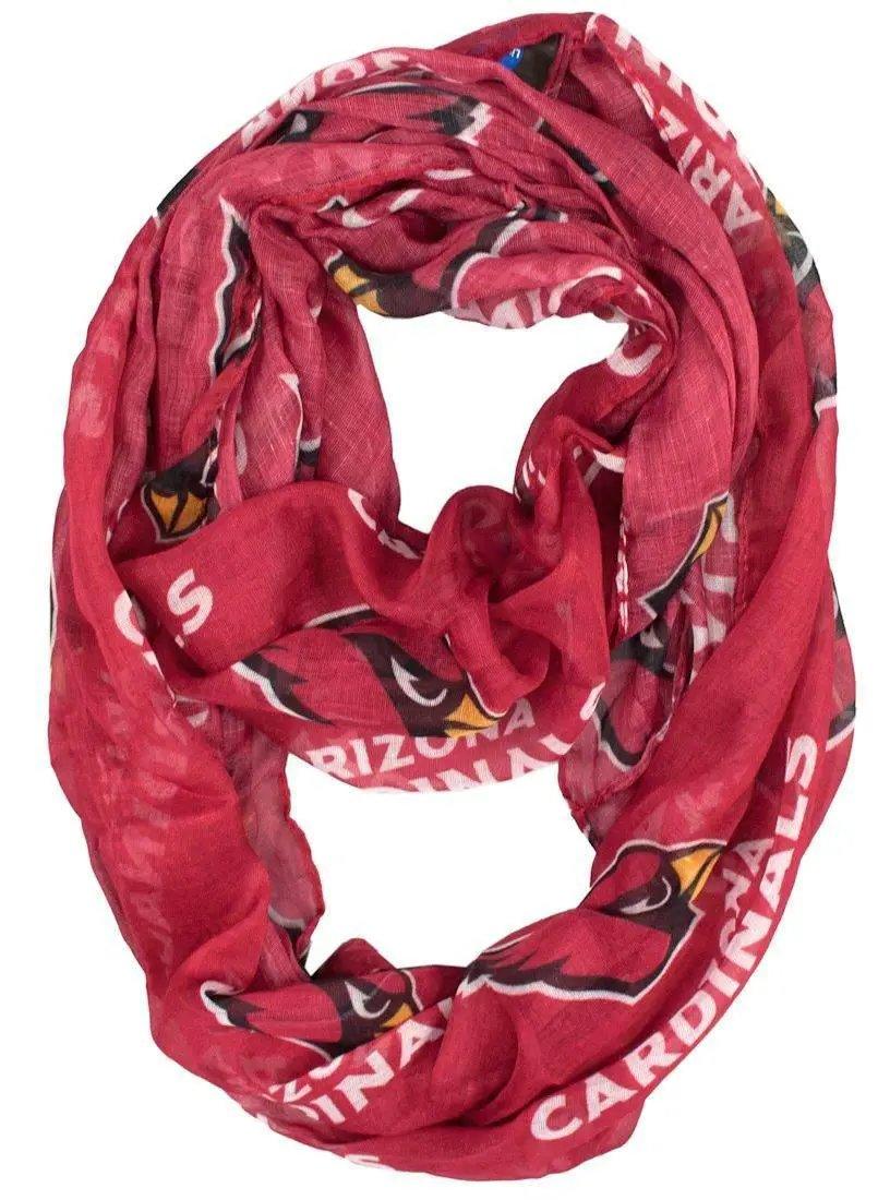 Arizona Cardinals Infinity Scarf Lightweight Logo Print - ToylandEU™