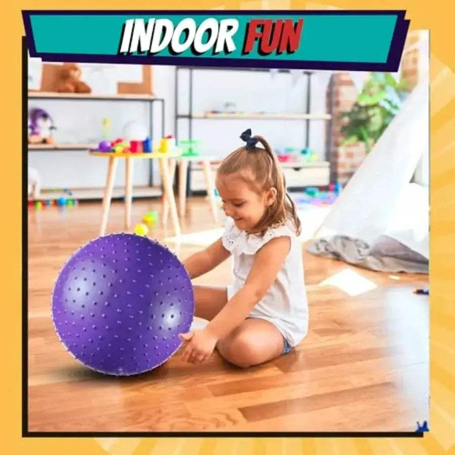 Inflatable 18 Inch Toddler Balls With Knobby Sensory Play - ToylandEU