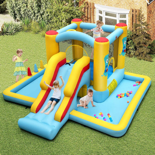 Inflatable Bounce House, 7-in-1 Giant Bouncy Castle Fun - ToylandEU