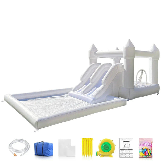 Inflatable Bounce House Dual Slide 19ft For Parties - ToylandEU™