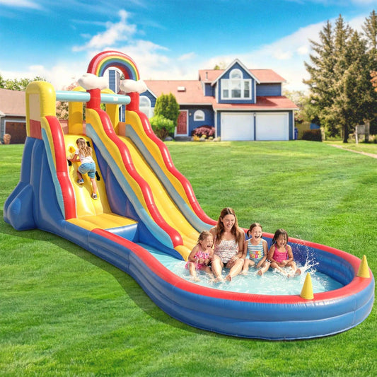 Inflatable Bounce House Water Slide 680W Blower CE - ToylandEU™
