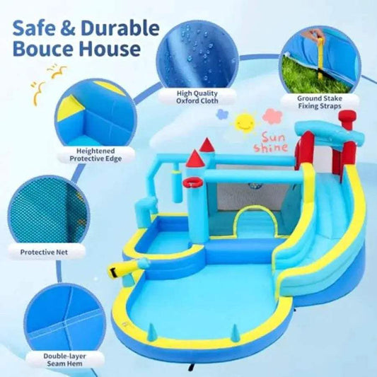 Inflatable Bounce House All In One Backyard Fun Center - ToylandEU™