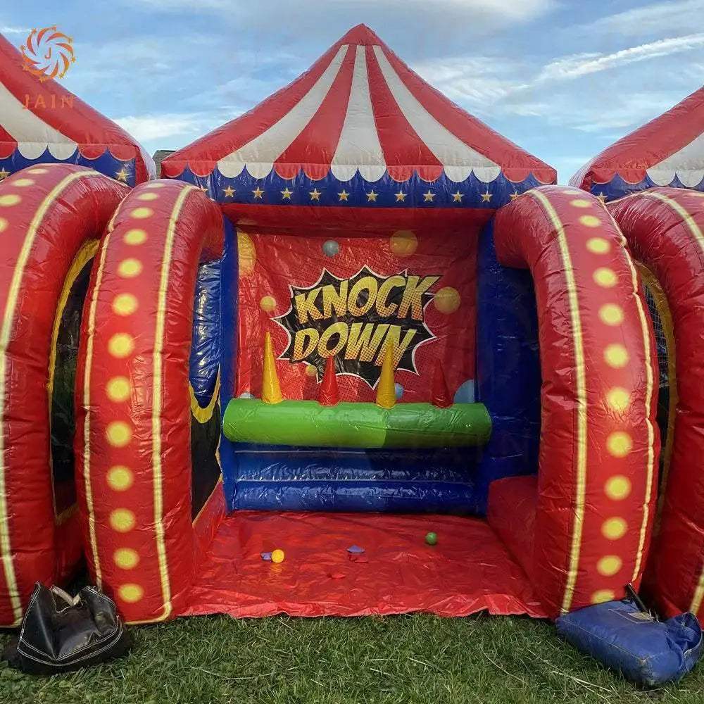 Inflatable Carnival Games Soccer Dart Knock Down Basketball - ToylandEU™