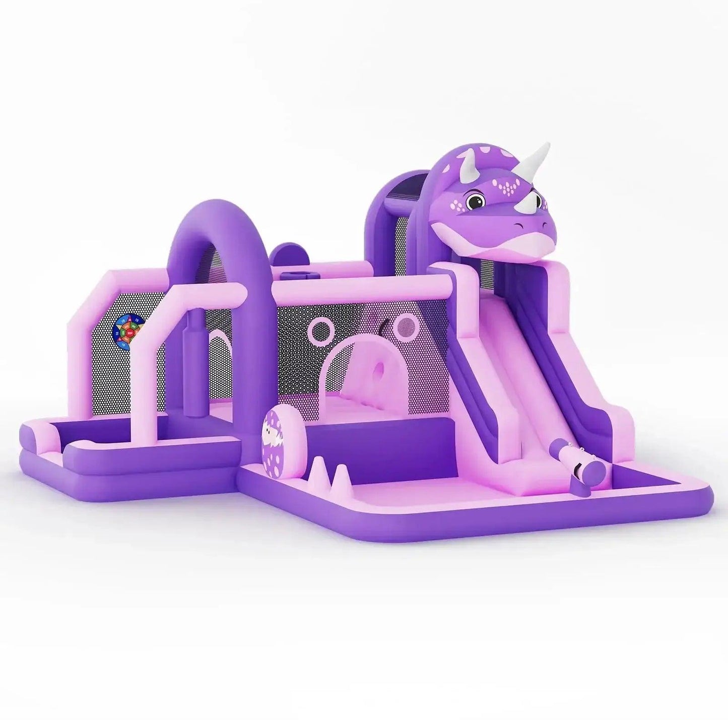 Inflatable Dinosaur Bounce House With Slide Oxford Cloth - ToylandEU™