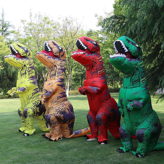 Inflatable Dinosaur Costume T Rex Look Unisex Adults Kids - ToylandEU