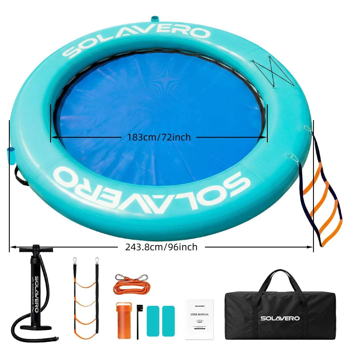 Inflatable Floating Dock|Foldable Platform|Toylandeu™